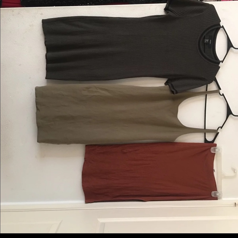 Forever 21 dresses, skirt, and crop tops